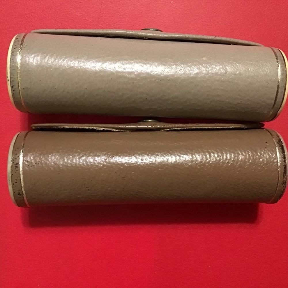 2 Elegant Vintage Brevettato Leather Lipstick Case Holders - Picture 2 of 8